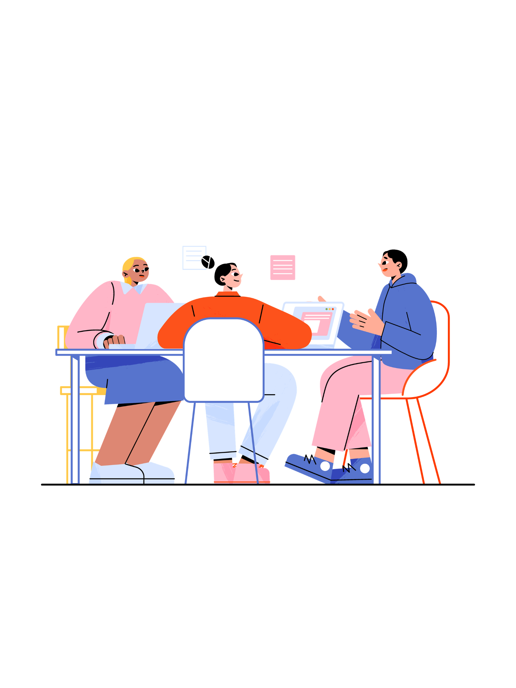 Sharing circle gathering